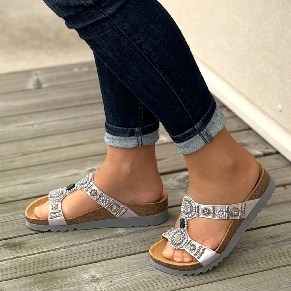 Produktbild 8 - Scholl Sandaler Dame Bioprint Bogota Silver