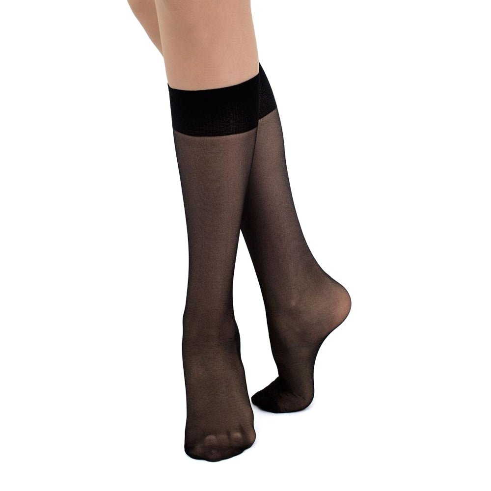 Giulia Marea Nylonstrømper Kne 40 den 2-pk Svart