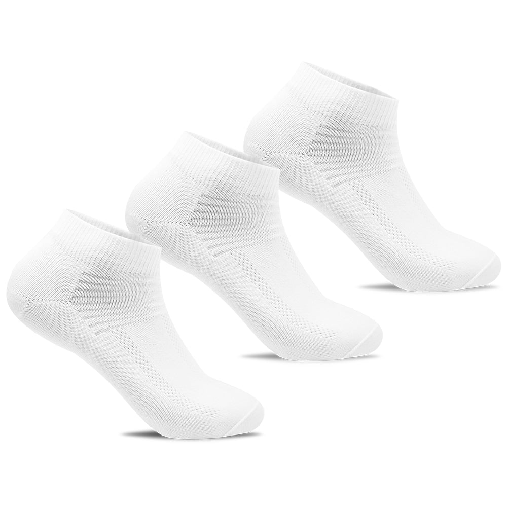 Minfot Strømper Trainer Hvit 3-pk