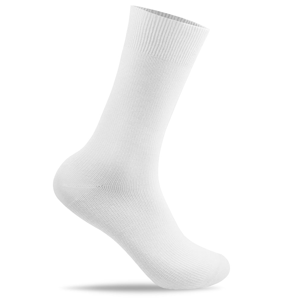 Minfot Ankelstøttestrømper Bambus Hvit 1-pack