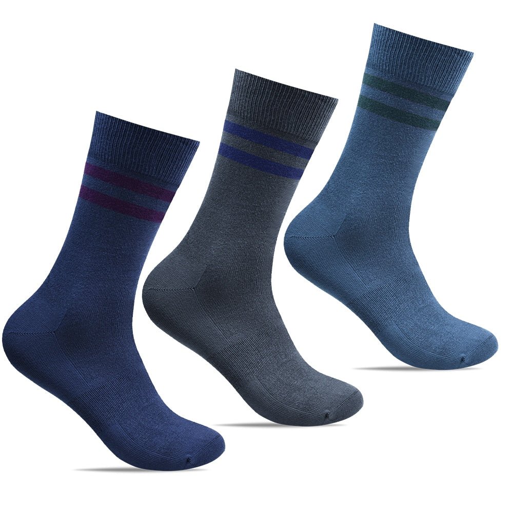 Minfot Bambusstrømper Crew Svalbard 3-pk