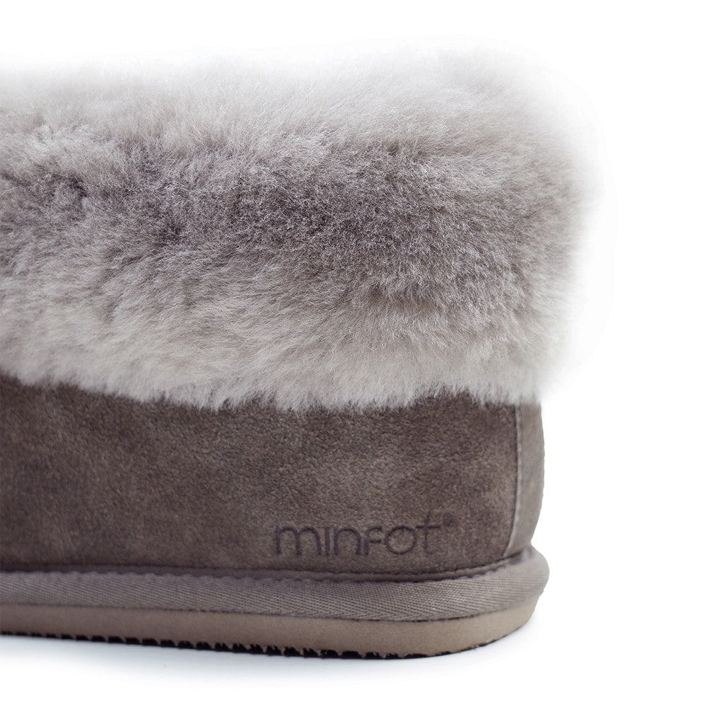 Produktbild 7 - Minfot Saueskinntøfler Koster med såle Stone