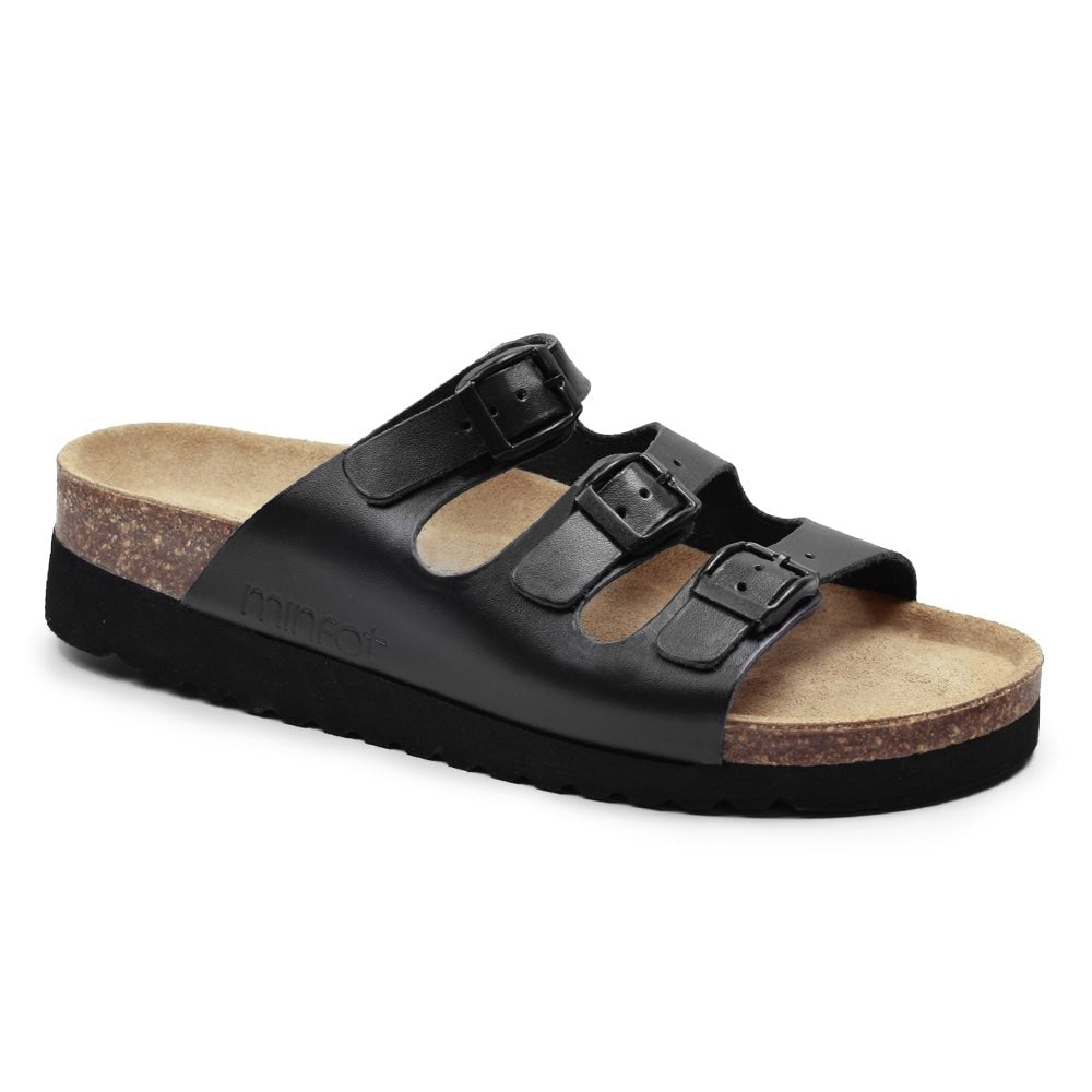 Minfot Sandal Myk Bio Svart Nappa