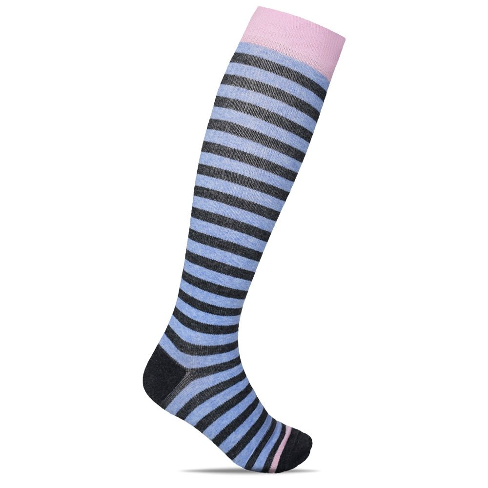 Minfot Støttestrømper Bomull Eco Line Blue