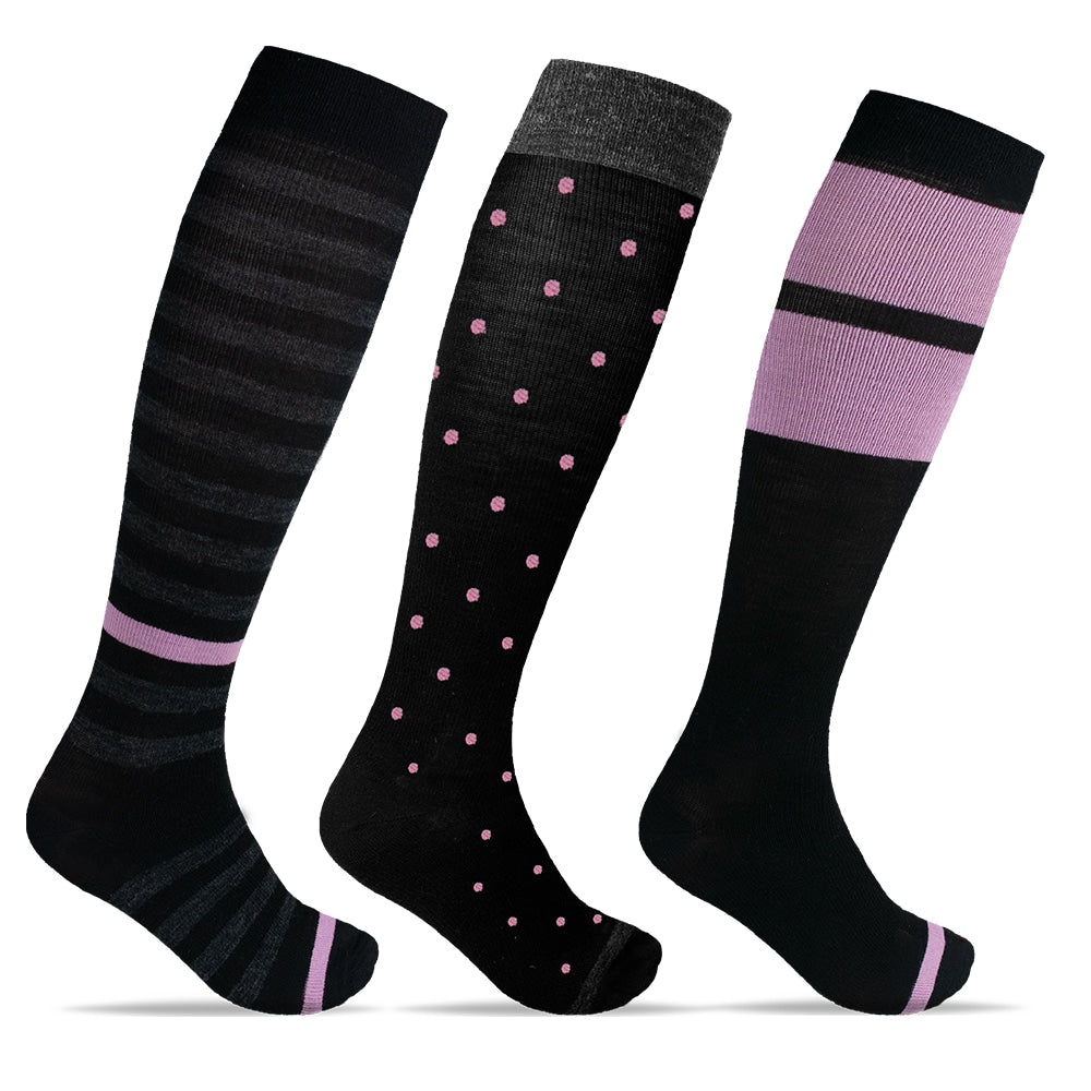 Minfot Støttestrømper Merinoull Sunrise 3-pk
