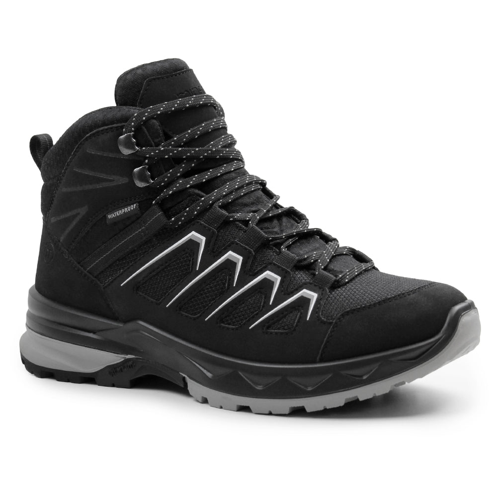Minfot Stride Sko Vanntett TEX Mid Svart