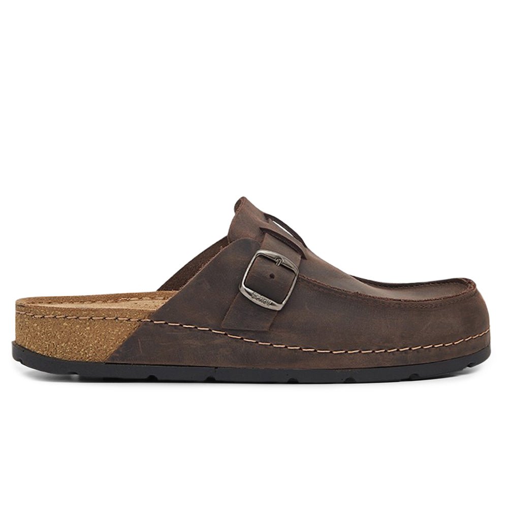 Scholl Tøfler Dame Bora Moccasin Dark Brown