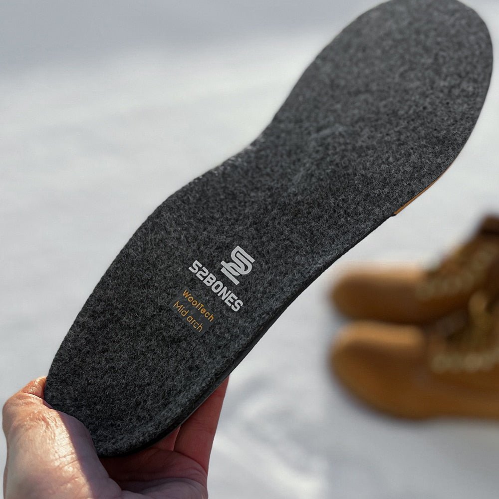 Produktbild 7 - 52BONES WoolTech Mid Såler Ull nøytral bue