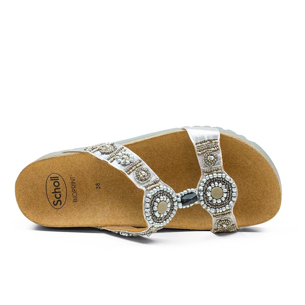 Produktbild 7 - Scholl Sandaler Dame Bioprint Bogota Silver