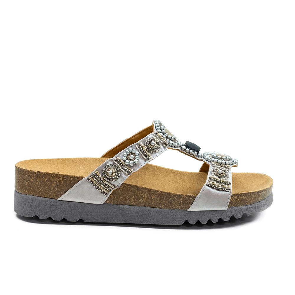 Produktbild 6 - Scholl Sandaler Dame Bioprint Bogota Silver