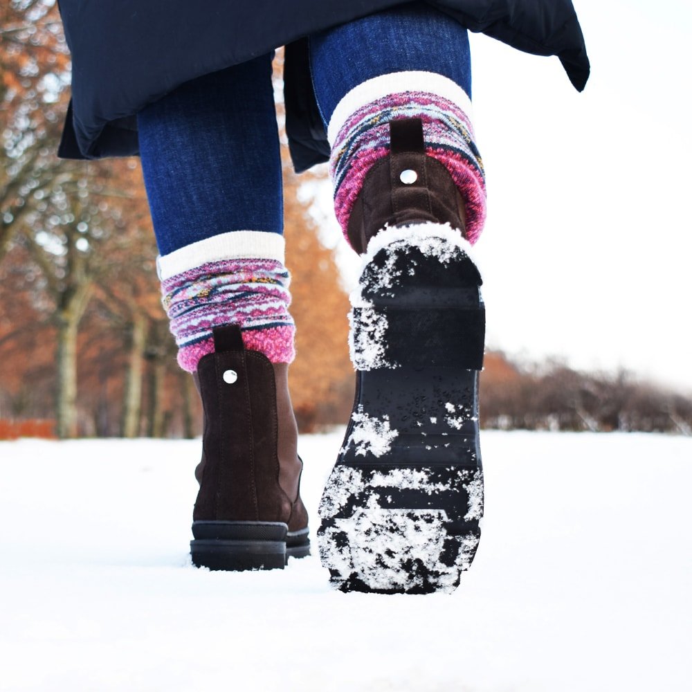 Produktbild 11 - Minfot Chelsea boots Oslo Semsket skinn Mørkebrun