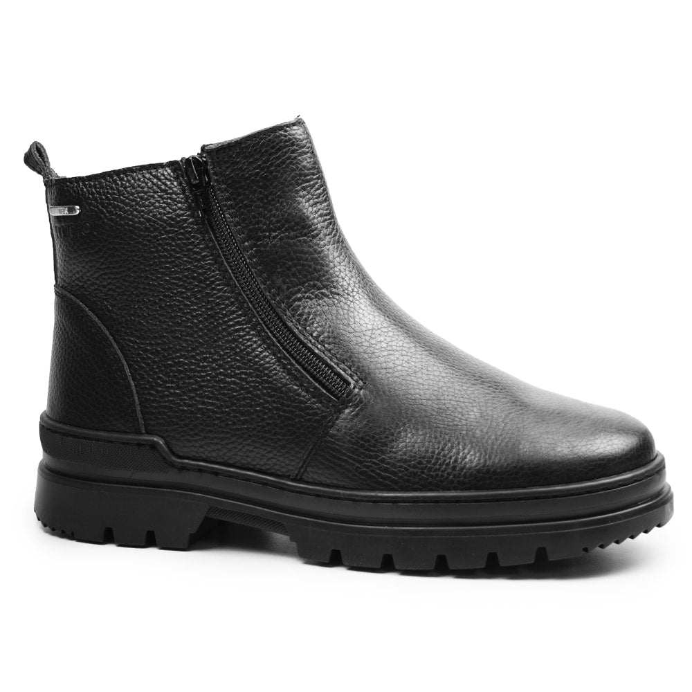 Minfot Piggsko Kalix Skinn Ull Svart