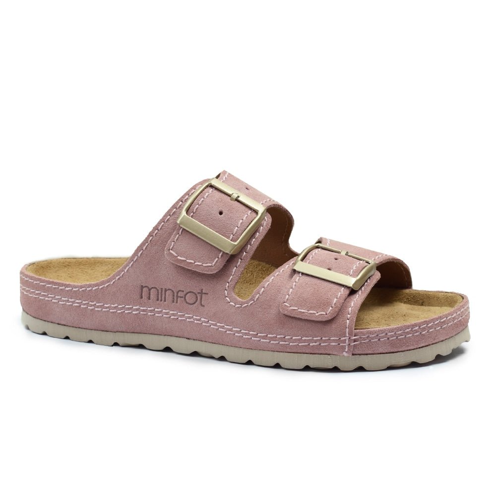 Minfot Sandaler Voss Semsket skinn Rosa