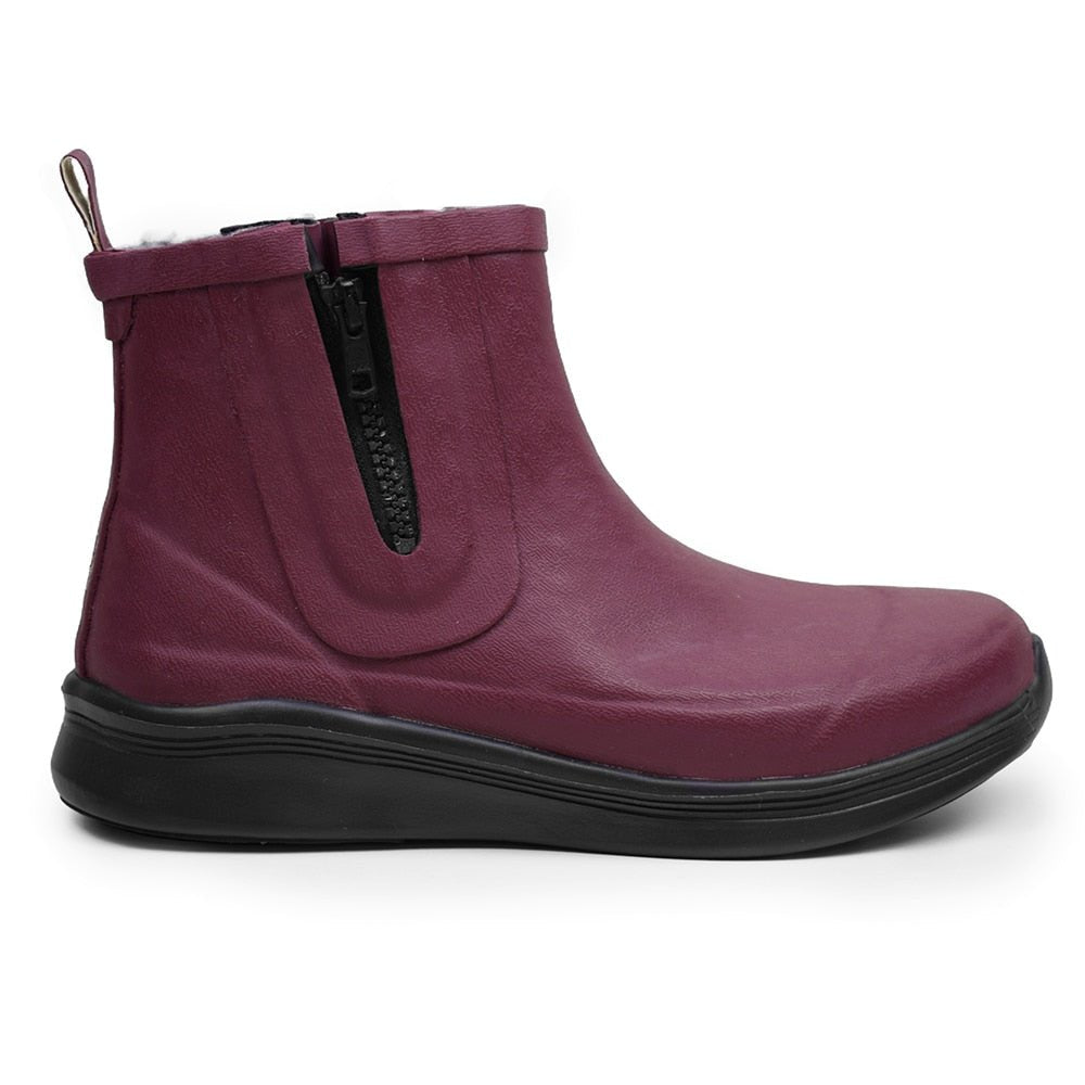 Råå DESIGN Gummistøvler Nina Winter Burgundy