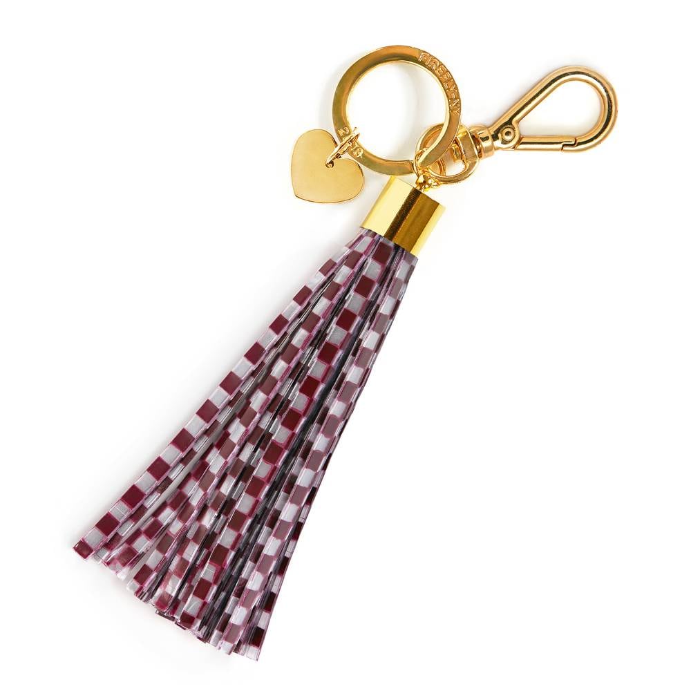 Firefly Refleks Tofs Checkers Print Burgundy