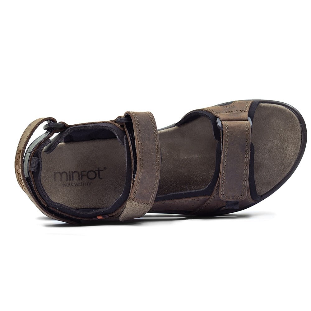 Produktbild 5 - Minfot Sandaler Burensvik Herre Nubuck Brun
