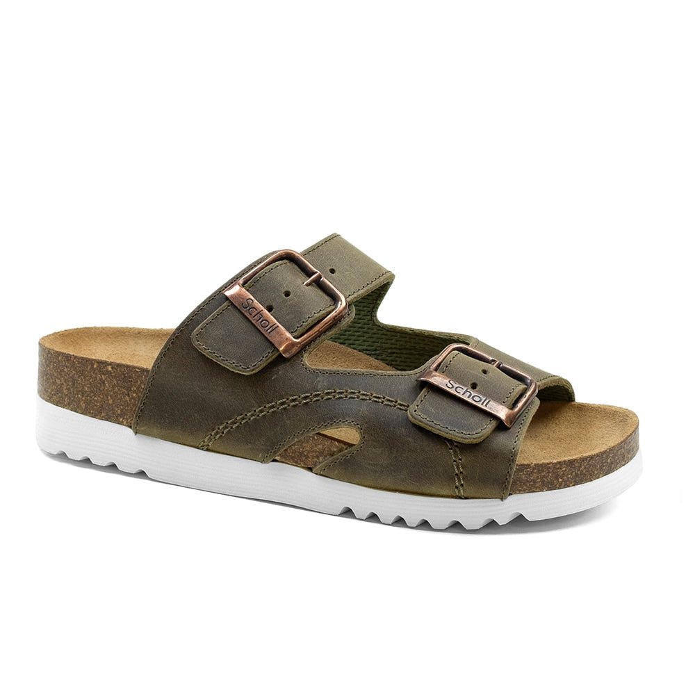 Scholl Sandal Dame Moldava Oliv