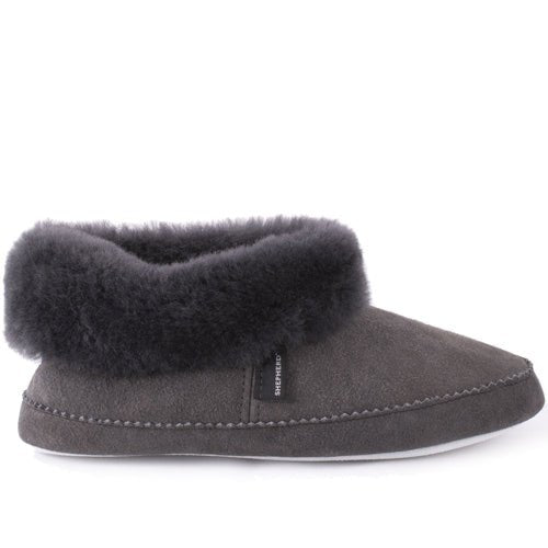 Shepherd Emmy Saueskinntøfler Asphalt