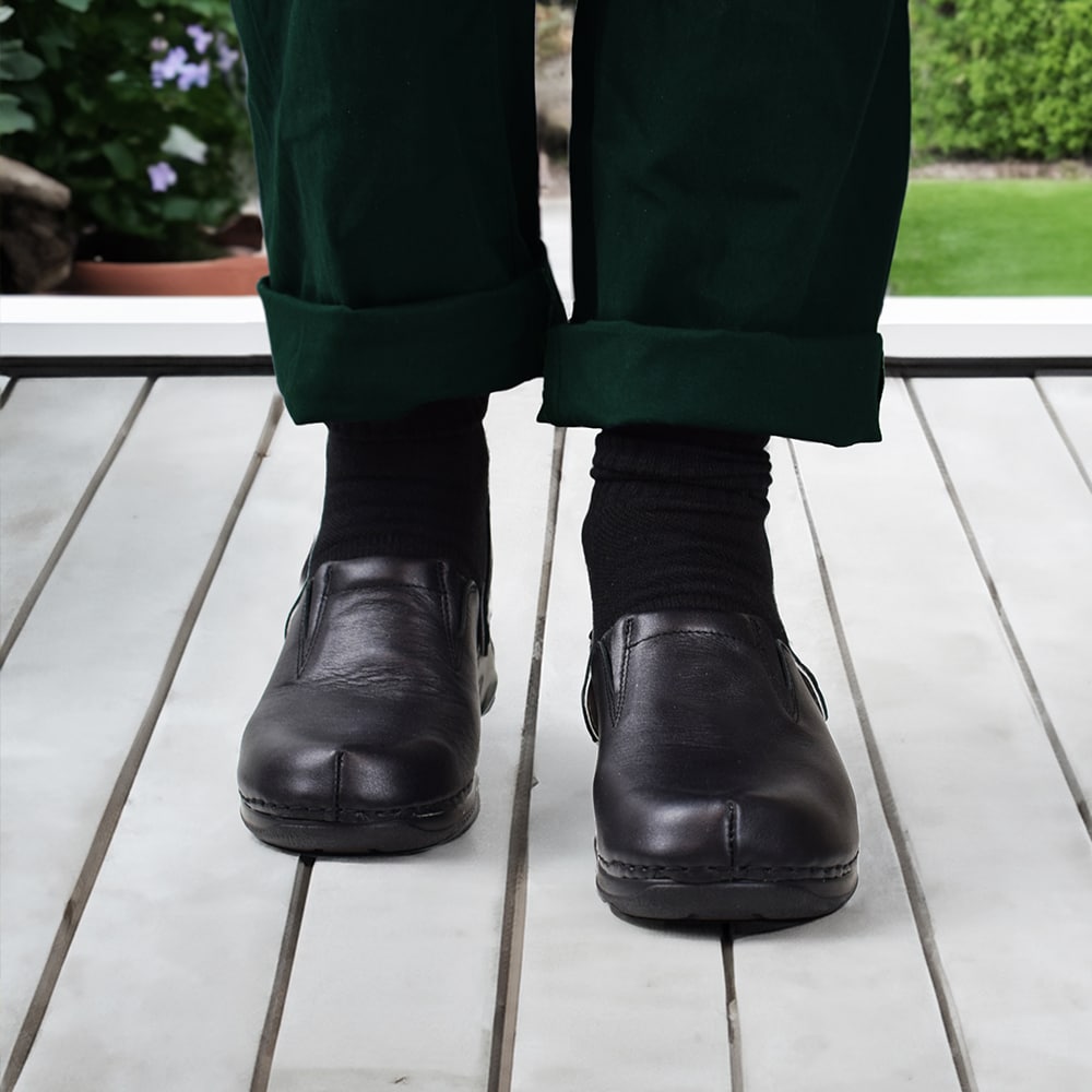 Produktbild 14 - Minfot Arbeidssko Myk tøffel Svart