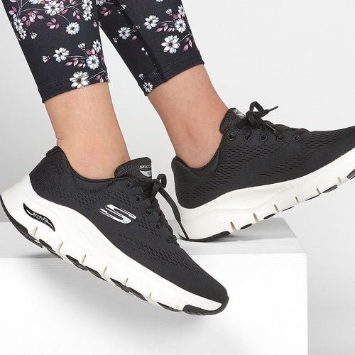 Produktbild 8 - Skechers Womens Arch Fit Big Appeal Black White