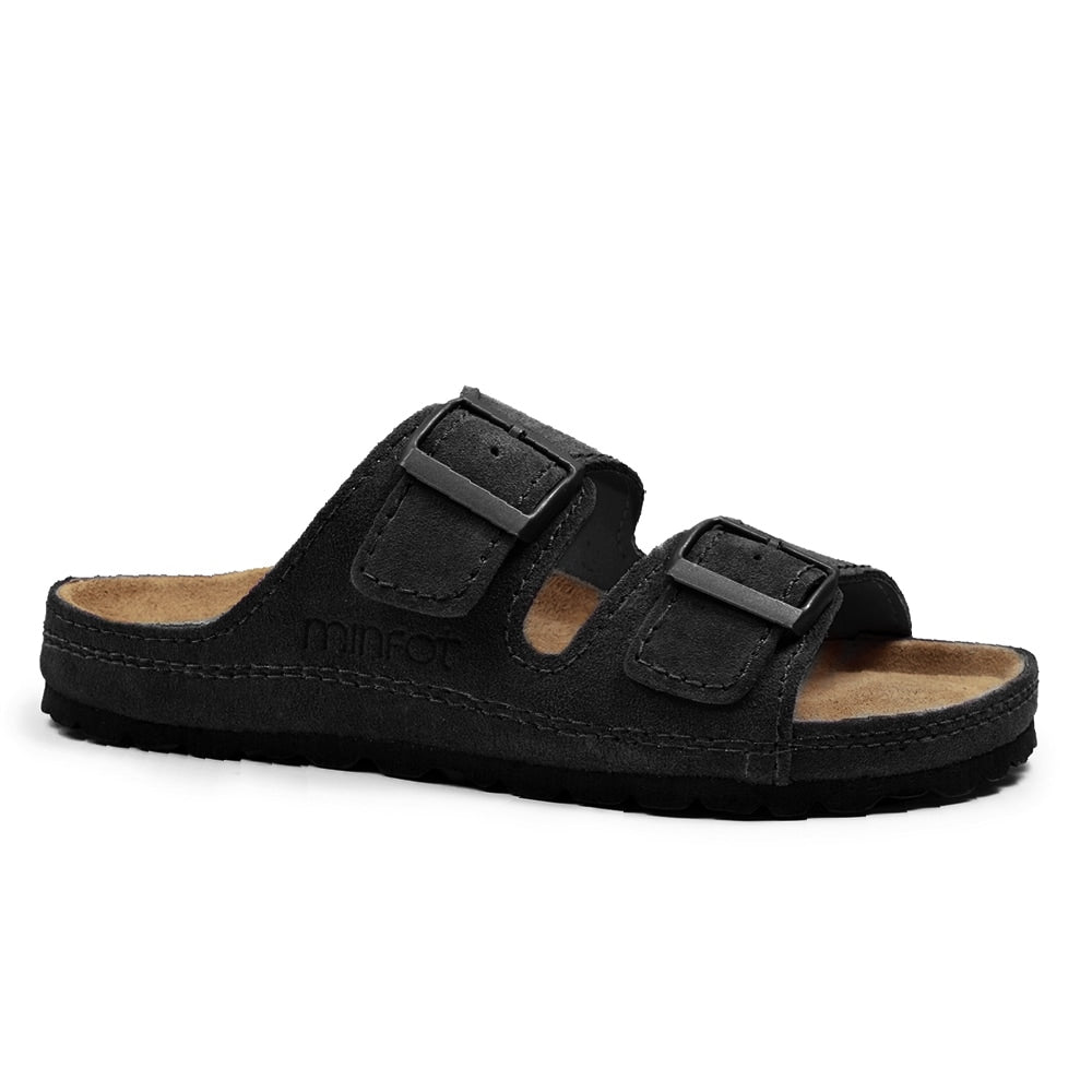 Minfot Sandaler Voss Semsket skinn Svart