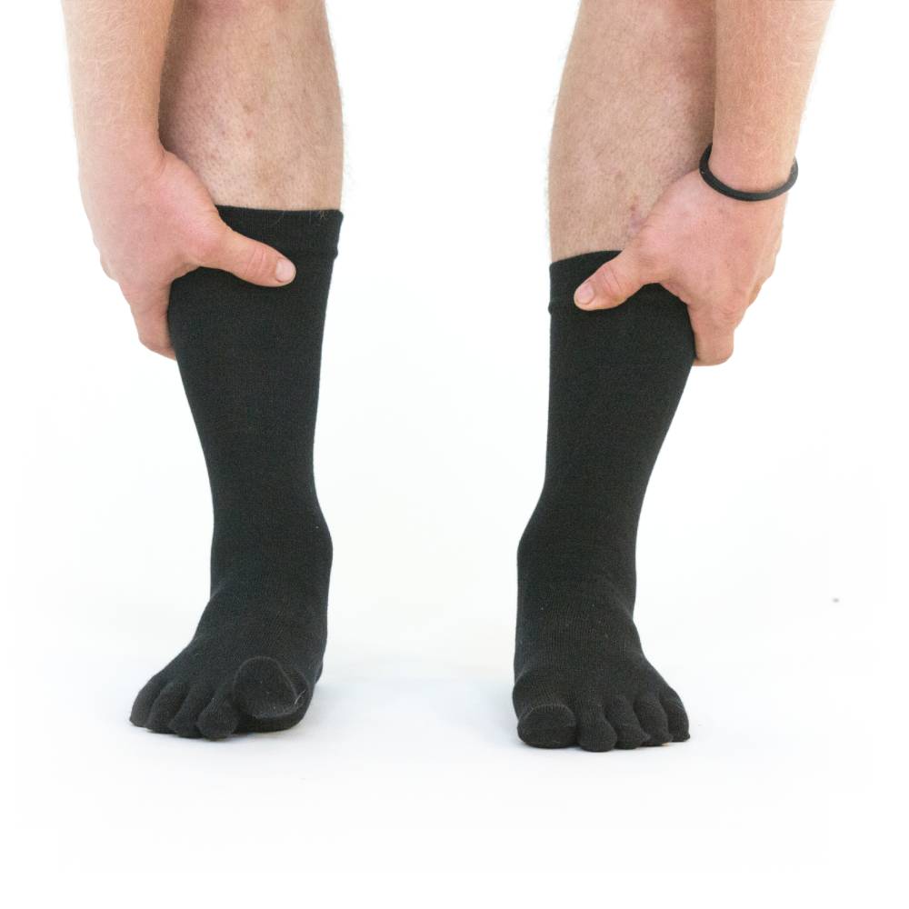 Funq Wear Tåstrømper Herre Just Black
