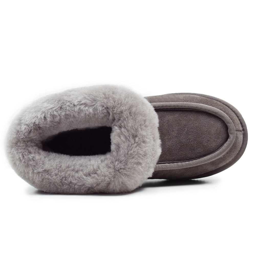 Produktbild 6 - Minfot Saueskinntøfler Koster med såle Stone