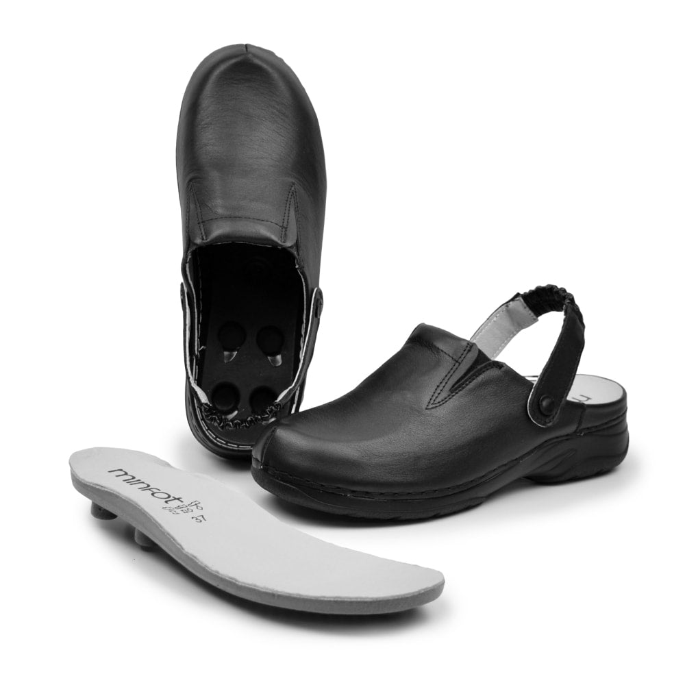 Produktbild 10 - Minfot Arbeidssko Myk tøffel Svart