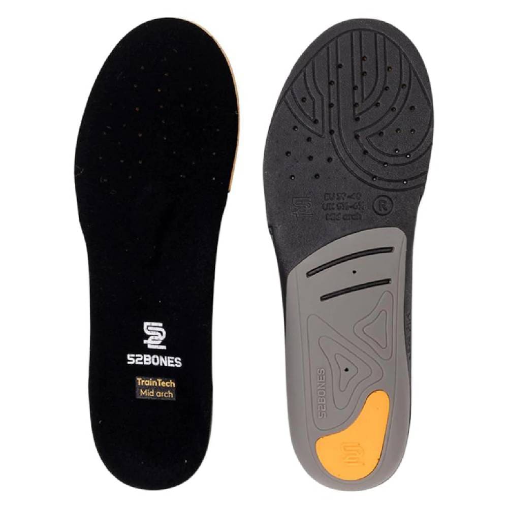 52BONES Traintech Mid Såler Bambu Viskos Neutral Bue