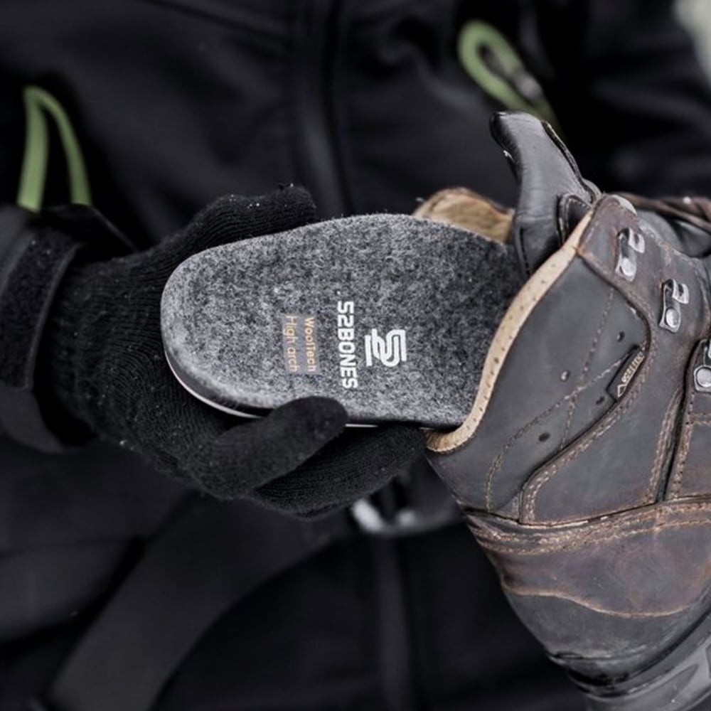 Produktbild 7 - 52BONES WoolTech High Såler Ull Høy Bue