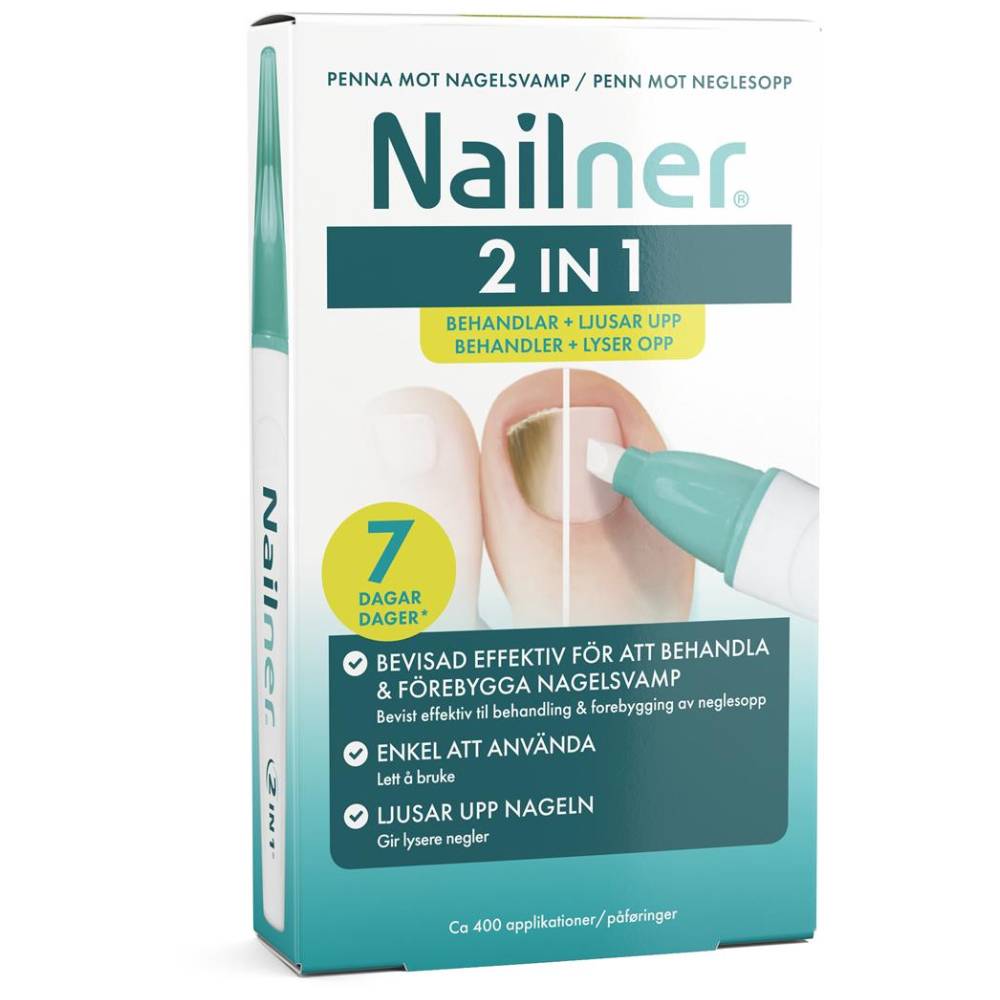 Nailner Penna 2-i-1 Neglesoppbehandling