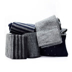Minfot Strømper Merinoull Stripete Navy Mix 5-pk