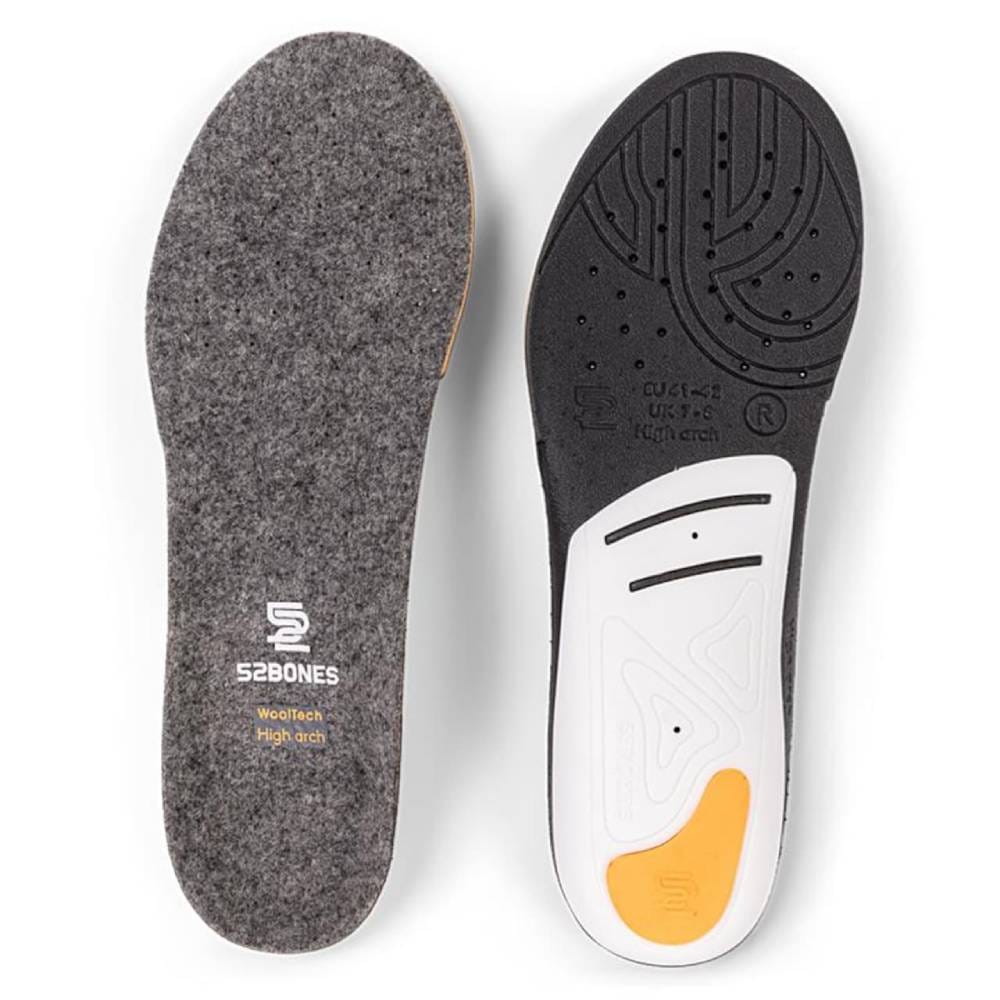 52BONES WoolTech High Såler Ull Høy Bue