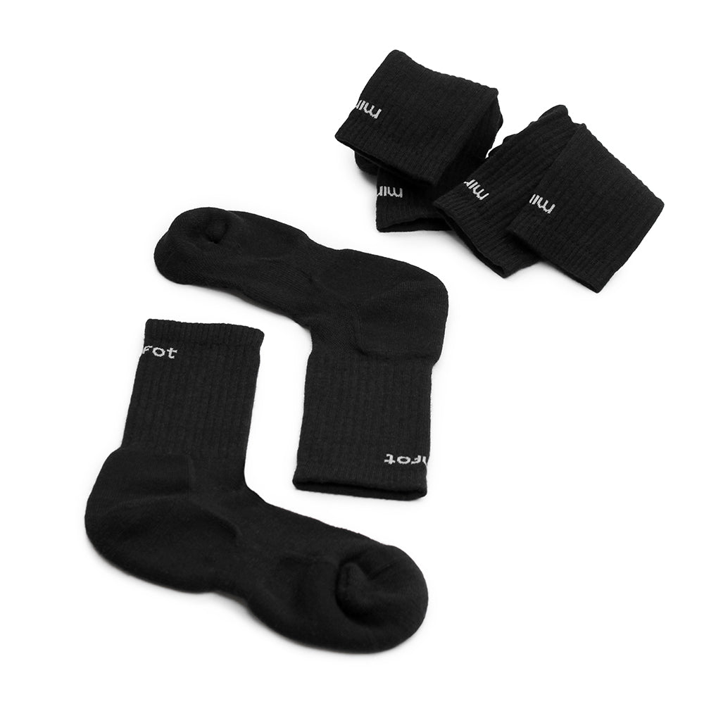 Produktbild 5 - Minfot Strømper Merinoull All Day Turstrømper Svart 3-pk