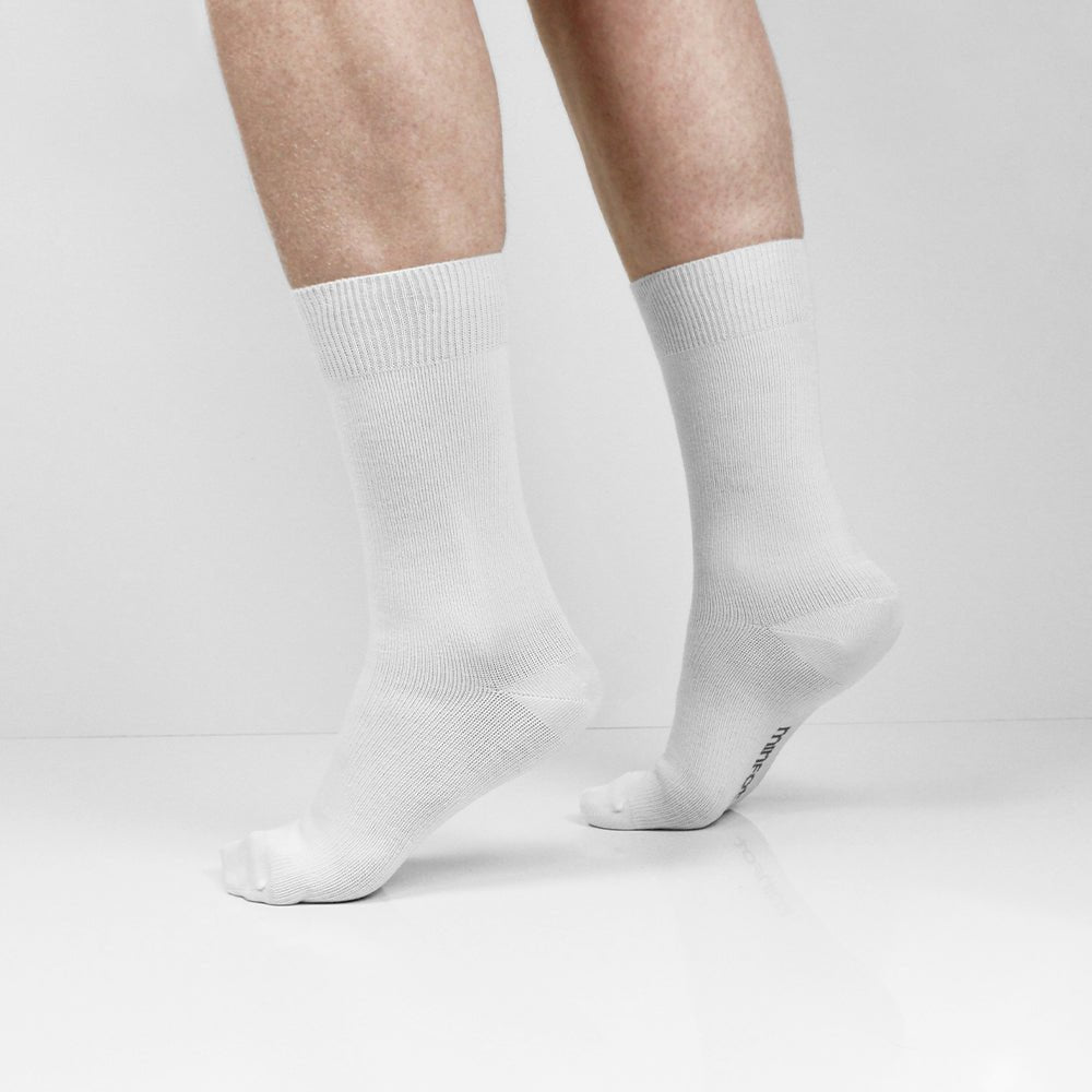 Produktbild 12 - Minfot Ankelstøttestrømper Bambus Hvit 1-pack