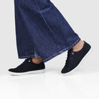 Minfot Aveny Sneaker Dame Semsket skinn Navy