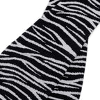 Minfot Støttestrømper Bambus Zebra Svarte 1-pak