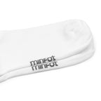 Minfot Flawless Støttestrømper Brede Bambus Sommerfugl Hvit 1-pk