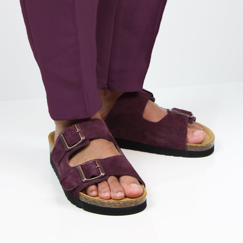 Minfot Moa Sandaler Bio Semsket Skinn Bordeaux