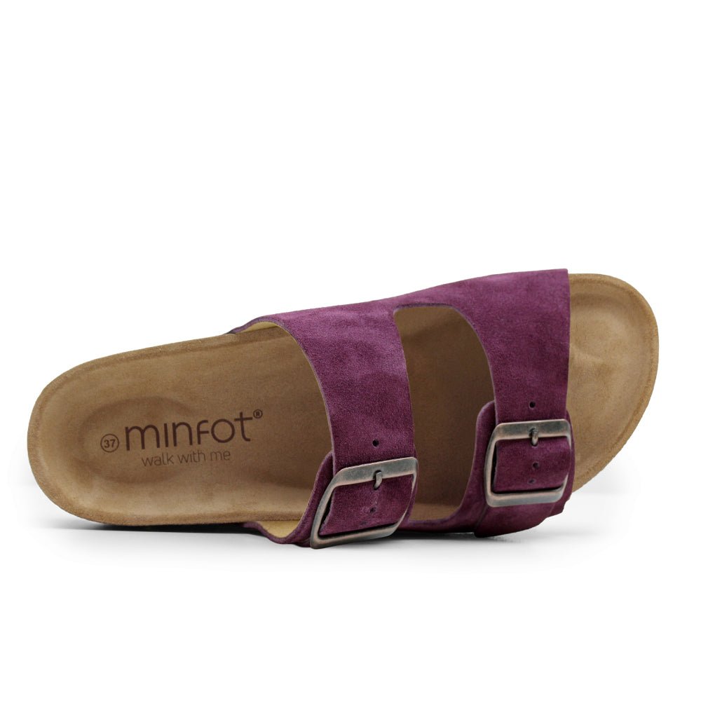 Minfot Moa Sandaler Bio Semsket Skinn Bordeaux