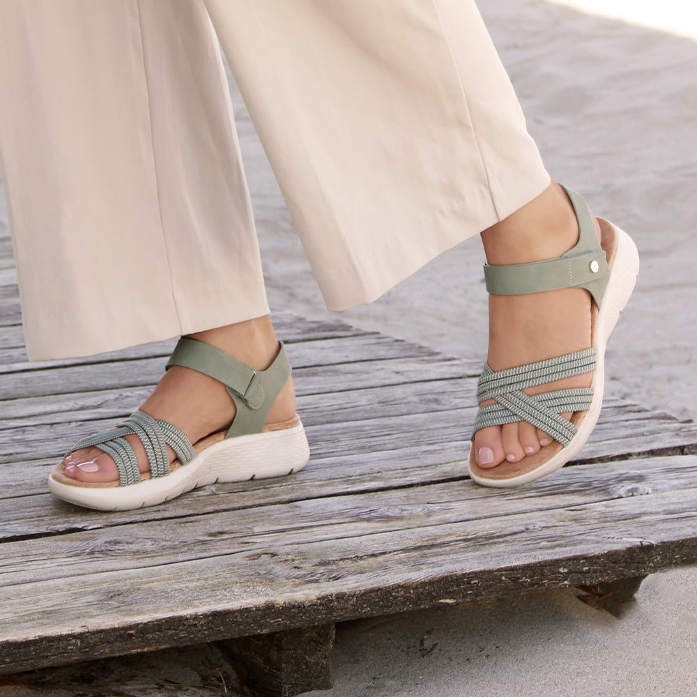 Minfot Cloudlite Nia Sandaler Dame Grønn