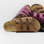 Minfot Lo Sandaler Dame Bio Skinn Cognac