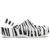 Crocs Classic Clog Animal Print White Zebra