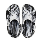 Crocs Classic Clog Marbled White Black