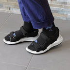 Minfot Nyhamn Sandaler Dame Nubuck Svart