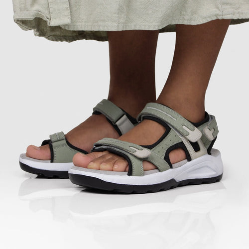 Minfot Nyhamn Sandaler Dame Green Beige