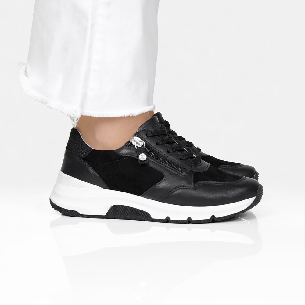 Minfot Sneaker Softrole Lux Stretch Svart