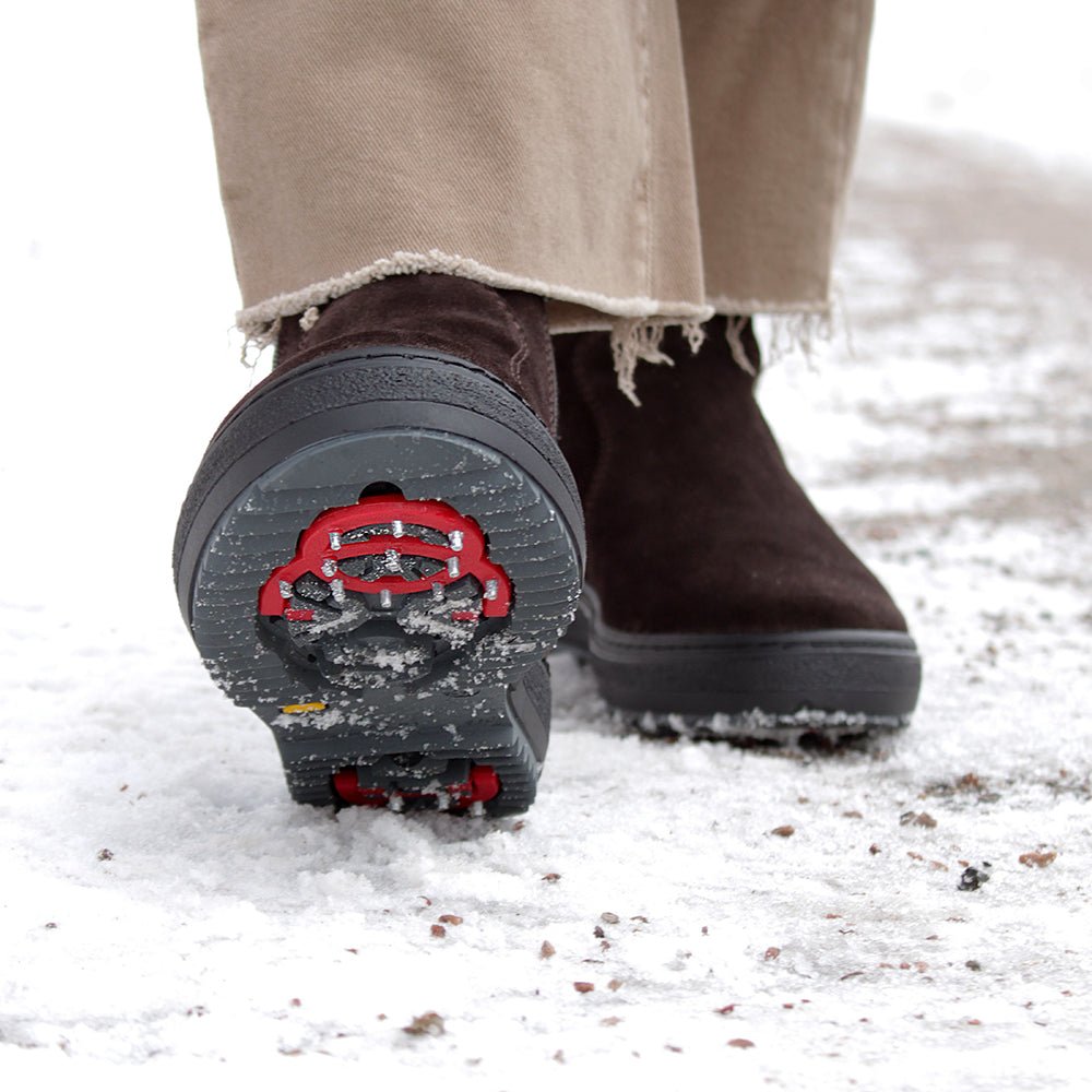 Minfot Piggsko Idre Semsket skinn Ull Mørkebrun