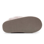 Minfot Saueskinnstøfler Slip-on Duved med såle Lyserosa