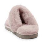 Minfot Saueskinnstøfler Slip-on Duved med såle Lyserosa